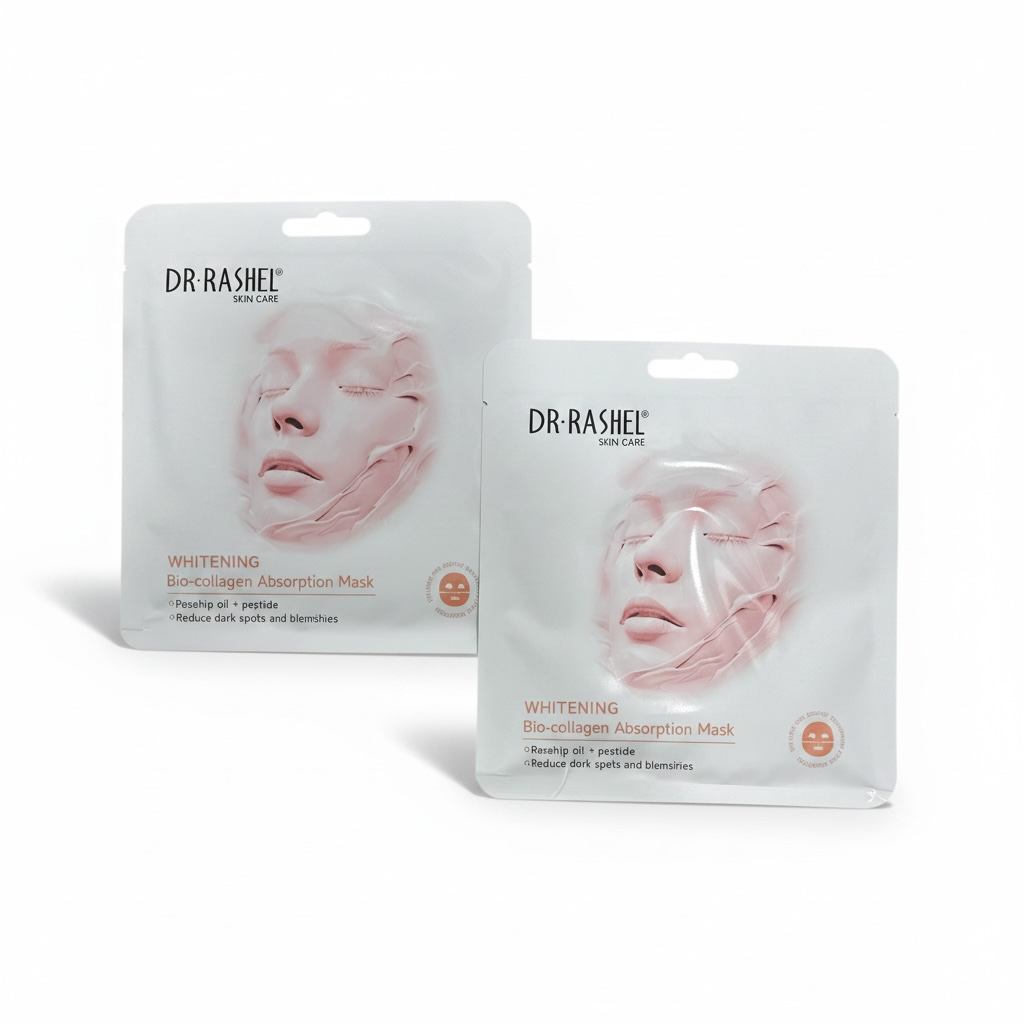 Dr Rashel Whitening Bio-Collagen Absorption Mask - Dr Rashel Pakistan