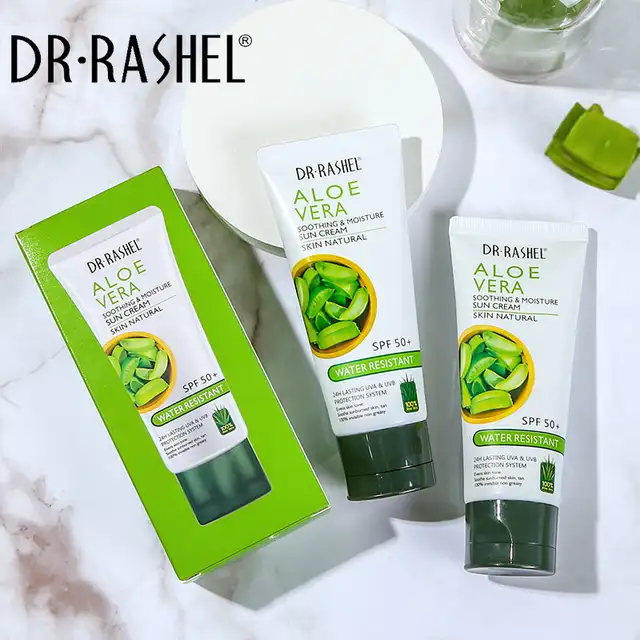 Dr Rashel Aloevera Soothing & Moisturizing Sun Cream - Dr Rashel Pakistan