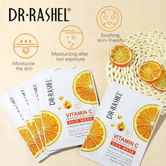 Dr Rashel Vitamin-C Silk Mask - Dr Rashel Pakistan