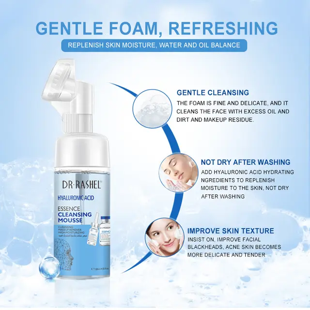 Dr Rashel Hyaluronic Acid Cleansing Mousse - Dr Rashel Pakistan