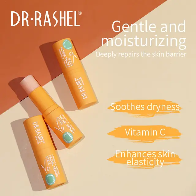 Dr Rashel Vitamin-C & Tumeric Brightening & Anti-Aging Facial Serum Stick - Dr Rashel Pakistan