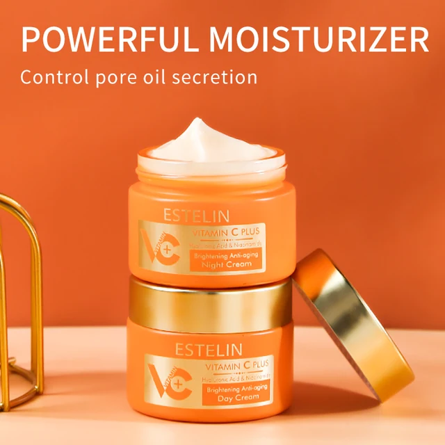 Estelin Vitamin-C+ Hyaluronic Acid + Niacinamide Day Cream - Dr Rashel Pakistan