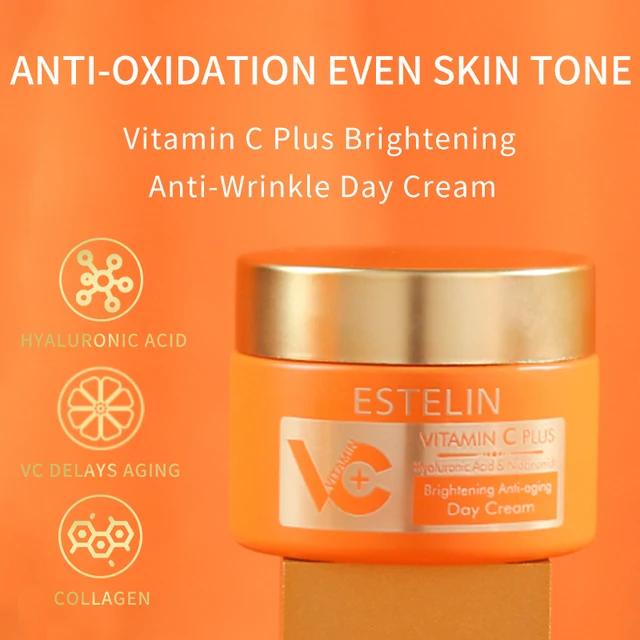 Estelin Vitamin-C+ Hyaluronic Acid + Niacinamide Day Cream - Dr Rashel Pakistan
