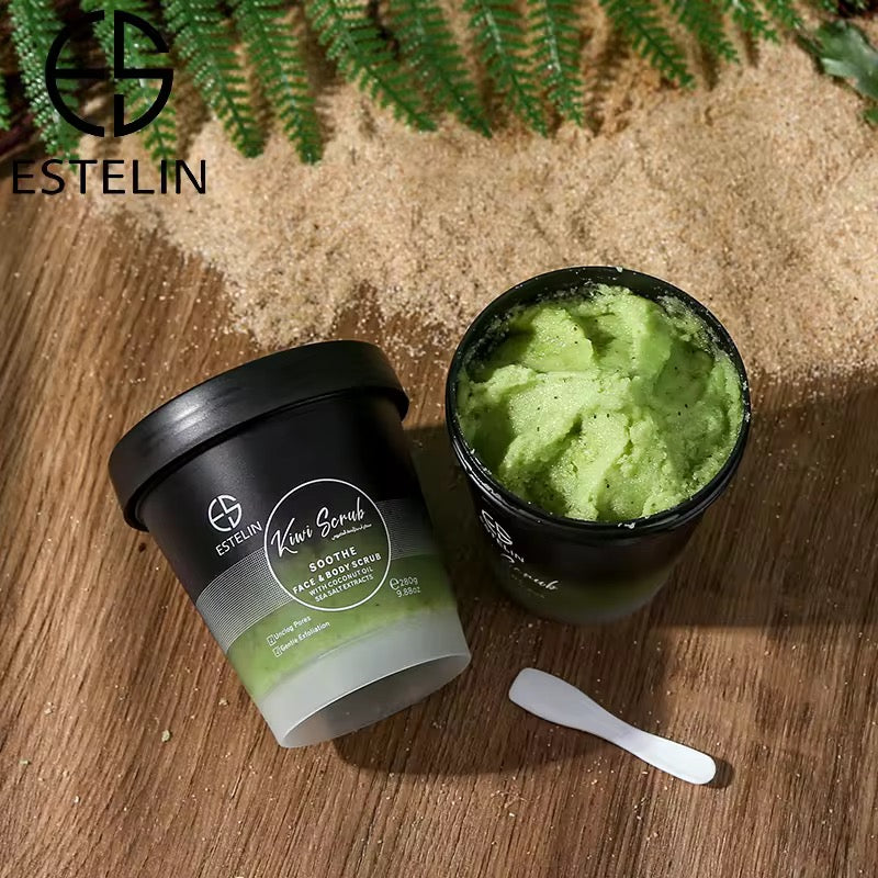 Estelin Kiwi Soothe Face & Body Scrub