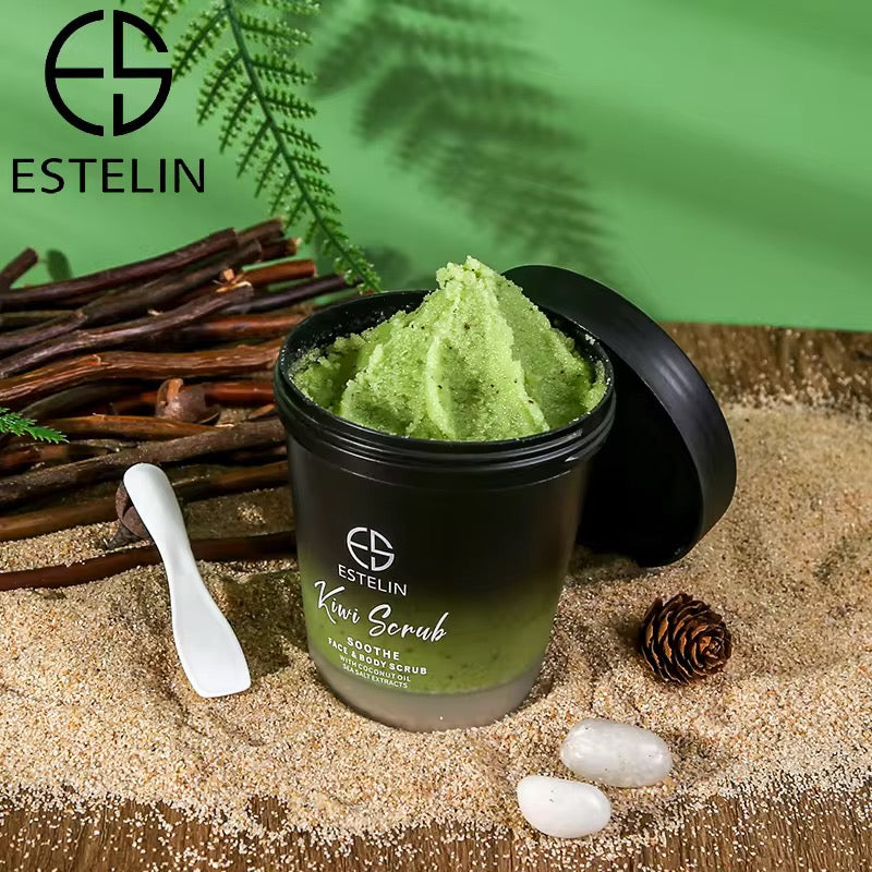 Estelin Kiwi Soothe Face & Body Scrub