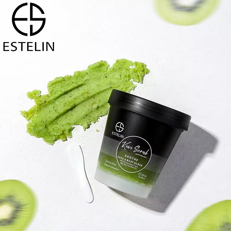 Estelin Kiwi Soothe Face & Body Scrub