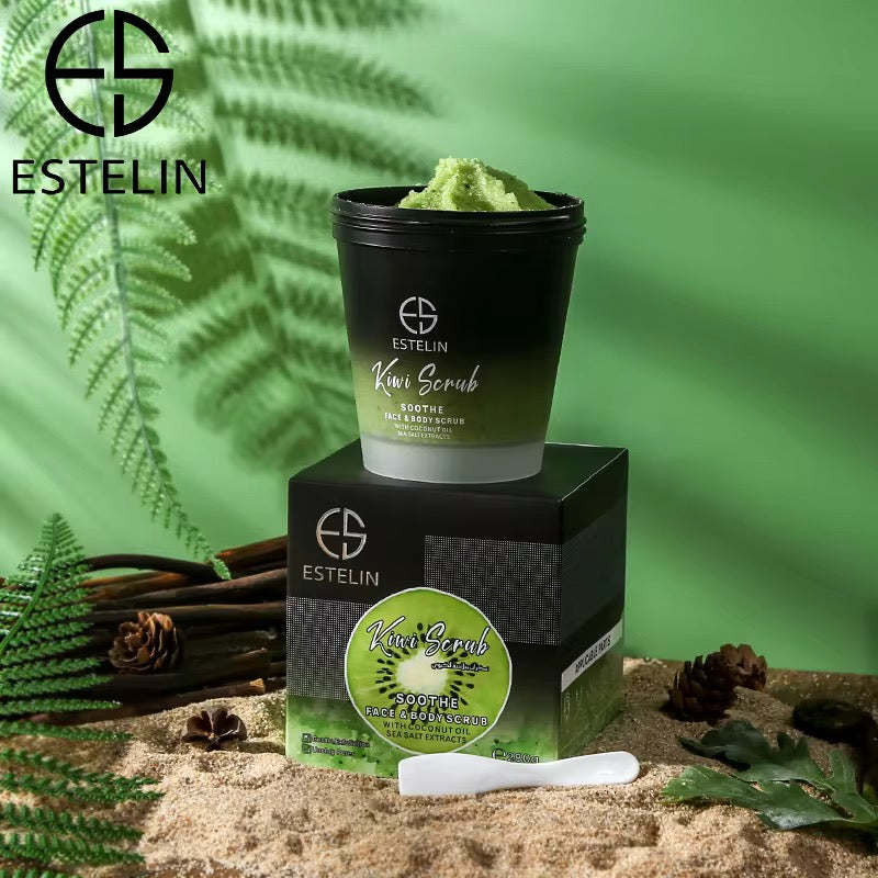 Estelin Kiwi Soothe Face & Body Scrub