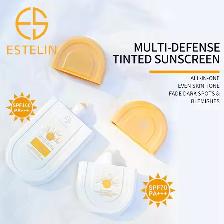 Estelin All In One Multi Defence Tinted Sunscreen SPF 70 PA+++