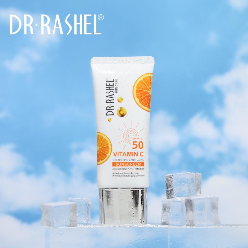 Dr Rashel Vitamin-C SPF PA 50++ Brightening Sunscreen - Dr Rashel Pakistan