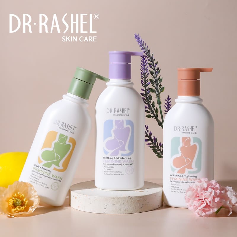 Dr Rashel Feminine Tightening, Whitening & Nourishing Washes - Dr Rashel Pakistan