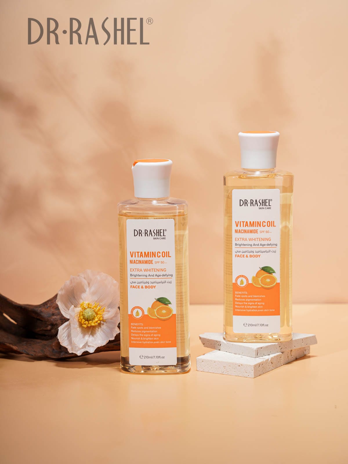 Dr Rashel Face & Body Oil With SPF 50 - Dr Rashel Pakistan