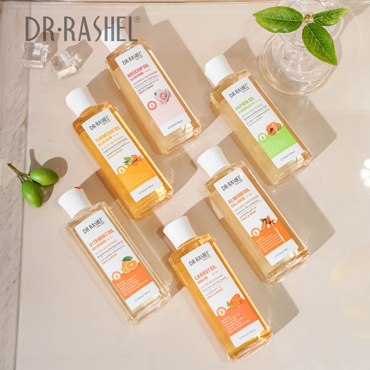 Dr Rashel Face & Body Oil With SPF 50 - Dr Rashel Pakistan