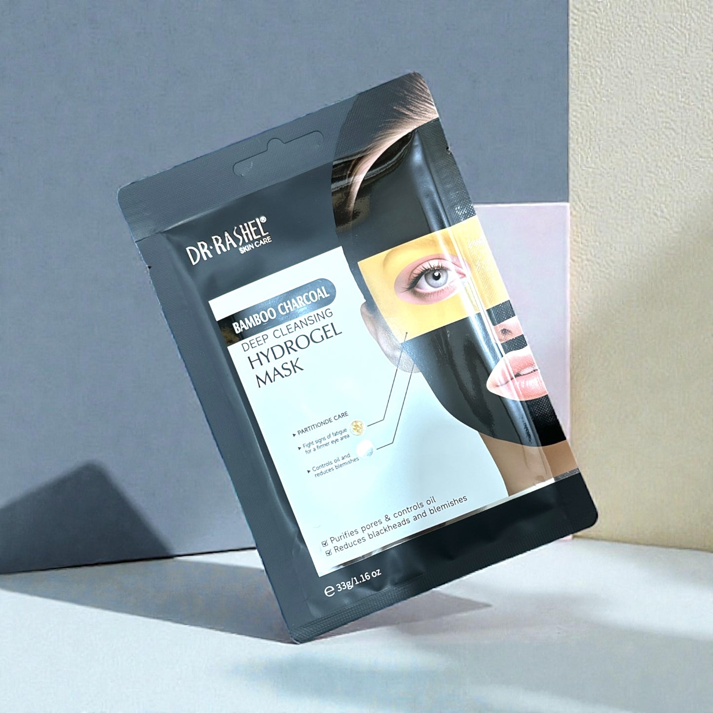 Dr Rashel Bamboo Charcoal Deep Cleansing Hydrogel Mask - Dr Rashel Pakistan