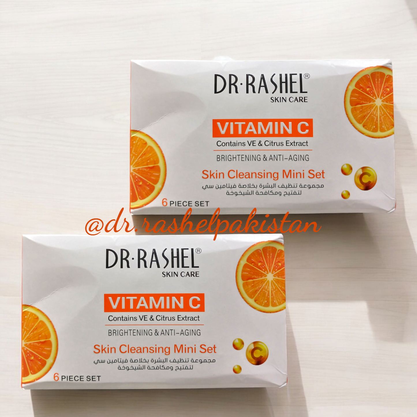 Dr Rashel Vitamin-C Brightening & Anti-Aging Skin Cleansing Mini Facial Set