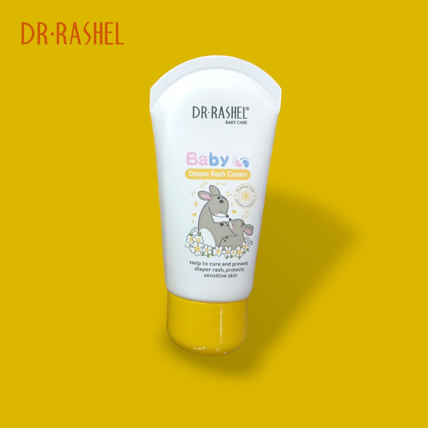 Dr Rashel BabyCare Yellow Diaper Rash Cream - Dr Rashel Pakistan