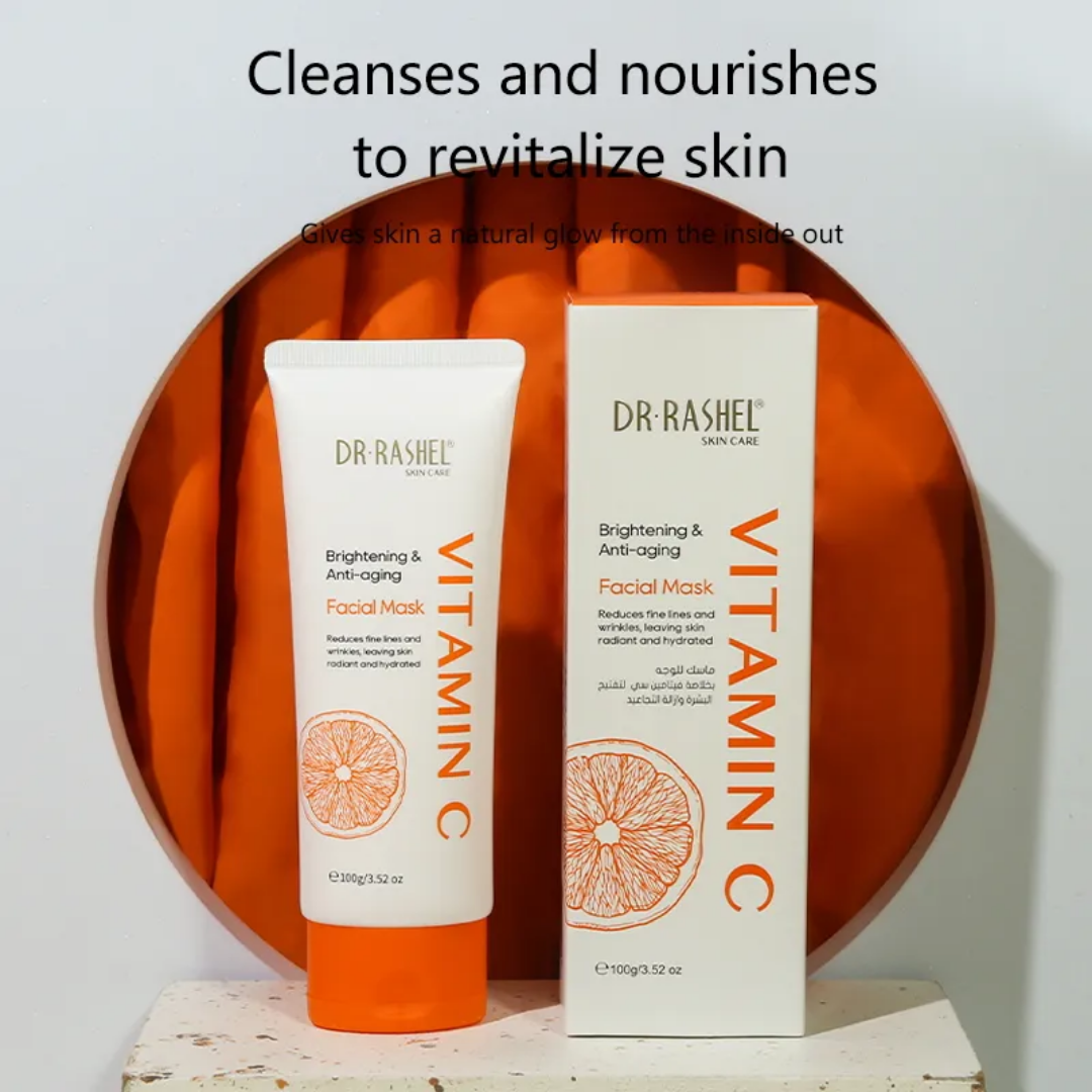 Dr Rashel Vitamin-C Brightening and Anti-Aging Facial Mask - Dr Rashel Pakistan