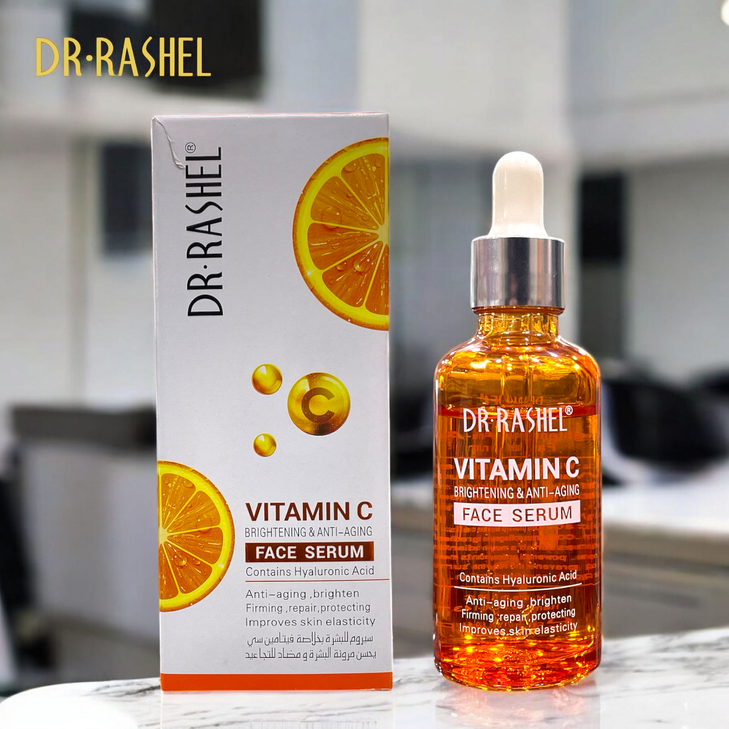 Dr Rashel Vitamin-C Brightening & Anti-Aging Face Serum - Dr Rashel Pakistan