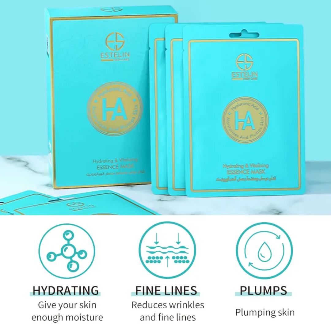 Estelin Hyaluronic Acid Hydrating & Vitalizing Essence Sheet Mask