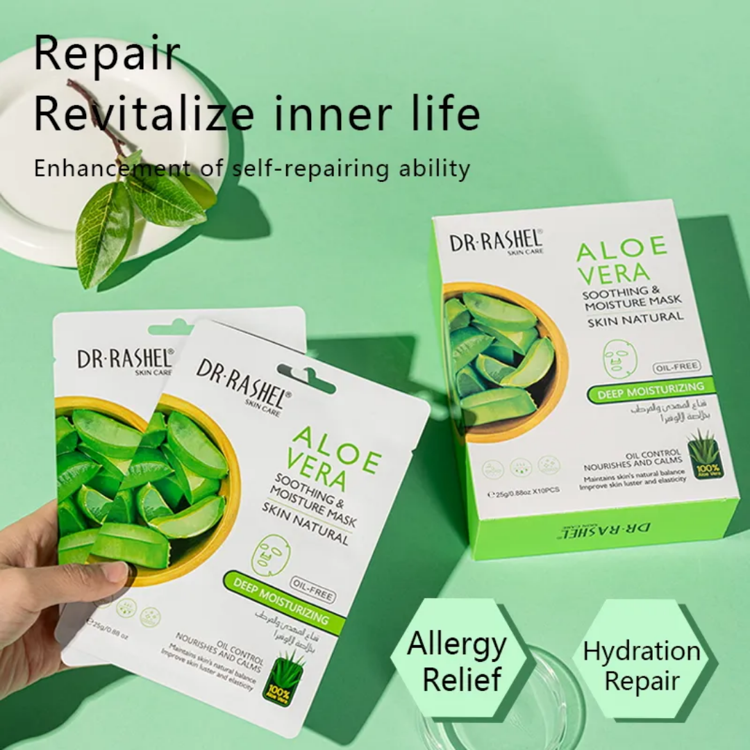 Dr Rashel Aloevera Soothing & Moisture Mask - Dr Rashel Pakistan
