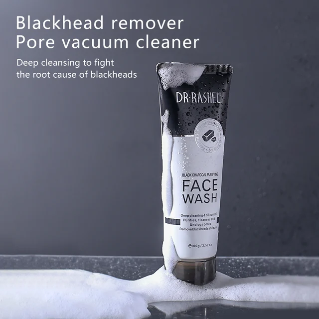 Dr Rashel Black Charcoal Purifying Facewash