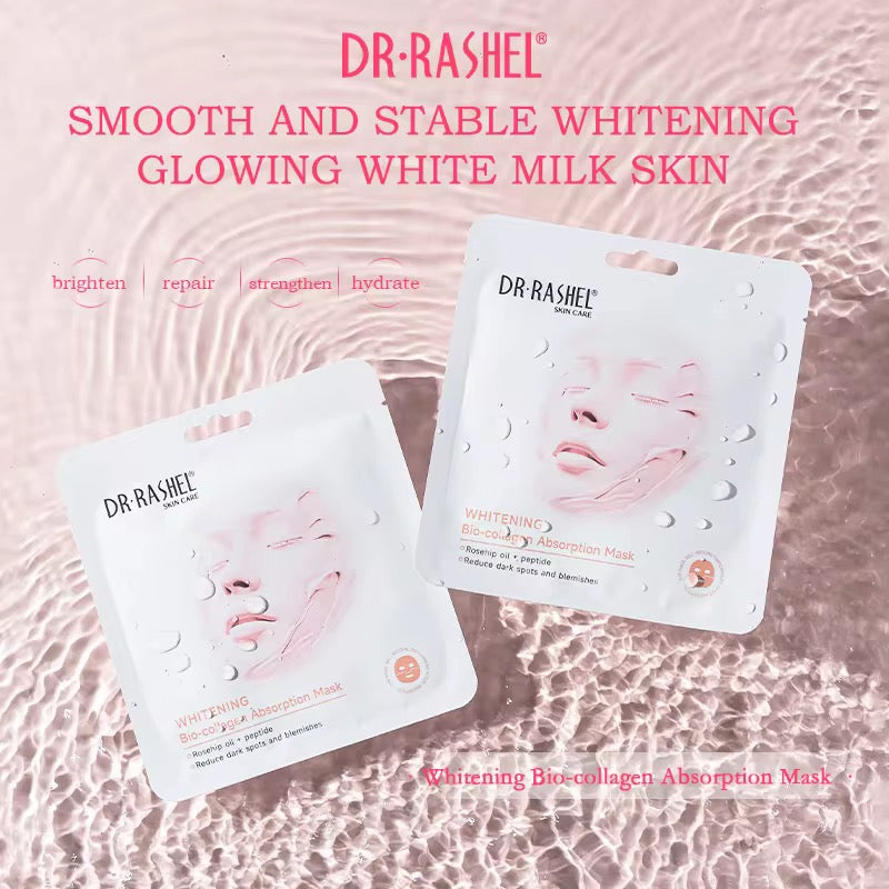 Dr Rashel Whitening Bio-Collagen Absorption Mask | DRL-1977 - Dr Rashel Pakistan
