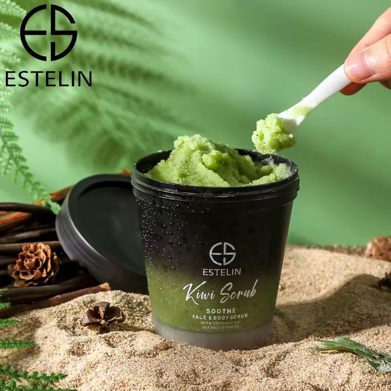 Estelin Kiwi Soothe Face & Body Scrub