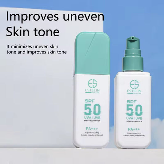 Estelin Super Moisturizing Invisible Finish UVA/UVB Sunscreen Lotion SPF 50 PA+++