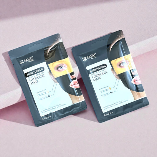Dr Rashel Bamboo Charcoal Deep Cleansing Hydrogel Mask - Dr Rashel Pakistan
