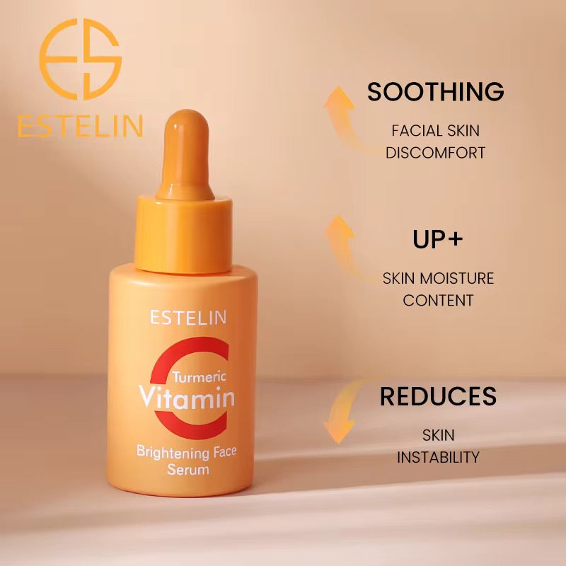 Estelin Turmeric Vitamin C Brightening Face Serum - Dr Rashel Pakistan