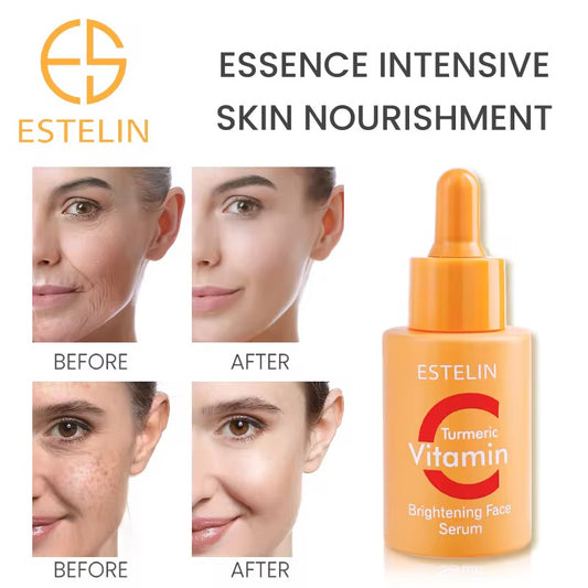 Estelin Turmeric Vitamin C Brightening Face Serum - Dr Rashel Pakistan