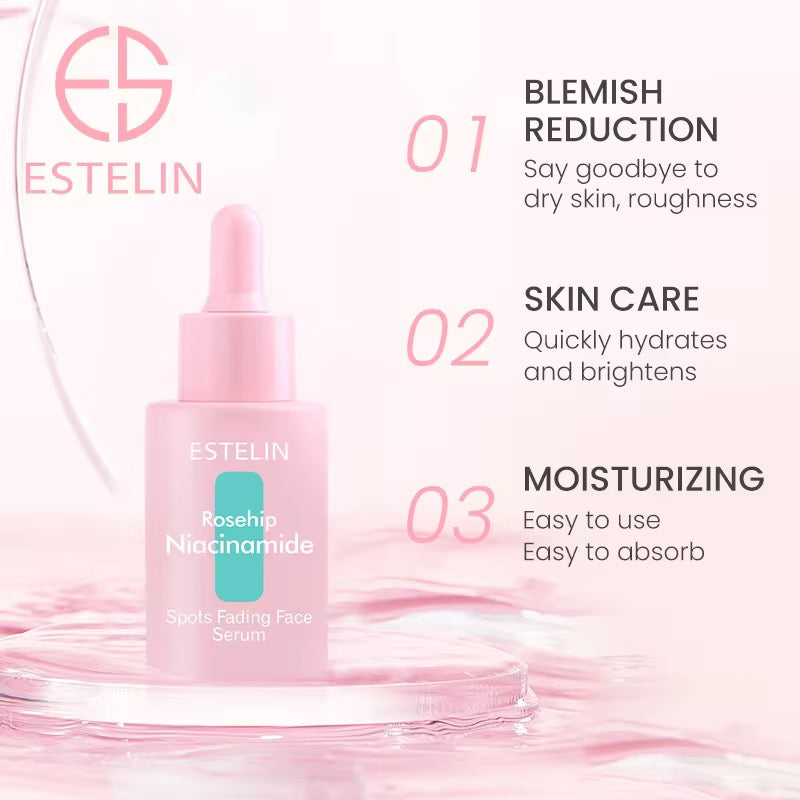 Estelin Rosehip Niacinamide Spots Fading Face Serum - Dr Rashel Pakistan