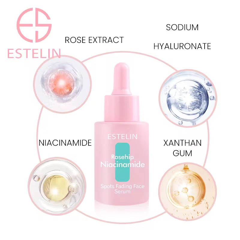 Estelin Rosehip Niacinamide Spots Fading Face Serum - Dr Rashel Pakistan