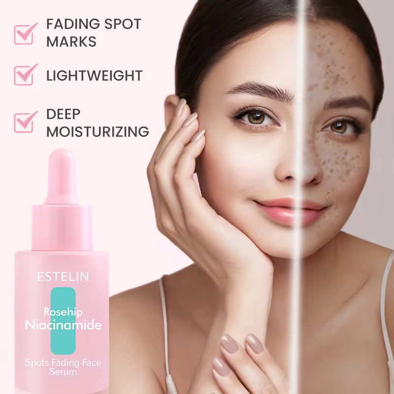 Estelin Rosehip Niacinamide Spots Fading Face Serum - Dr Rashel Pakistan