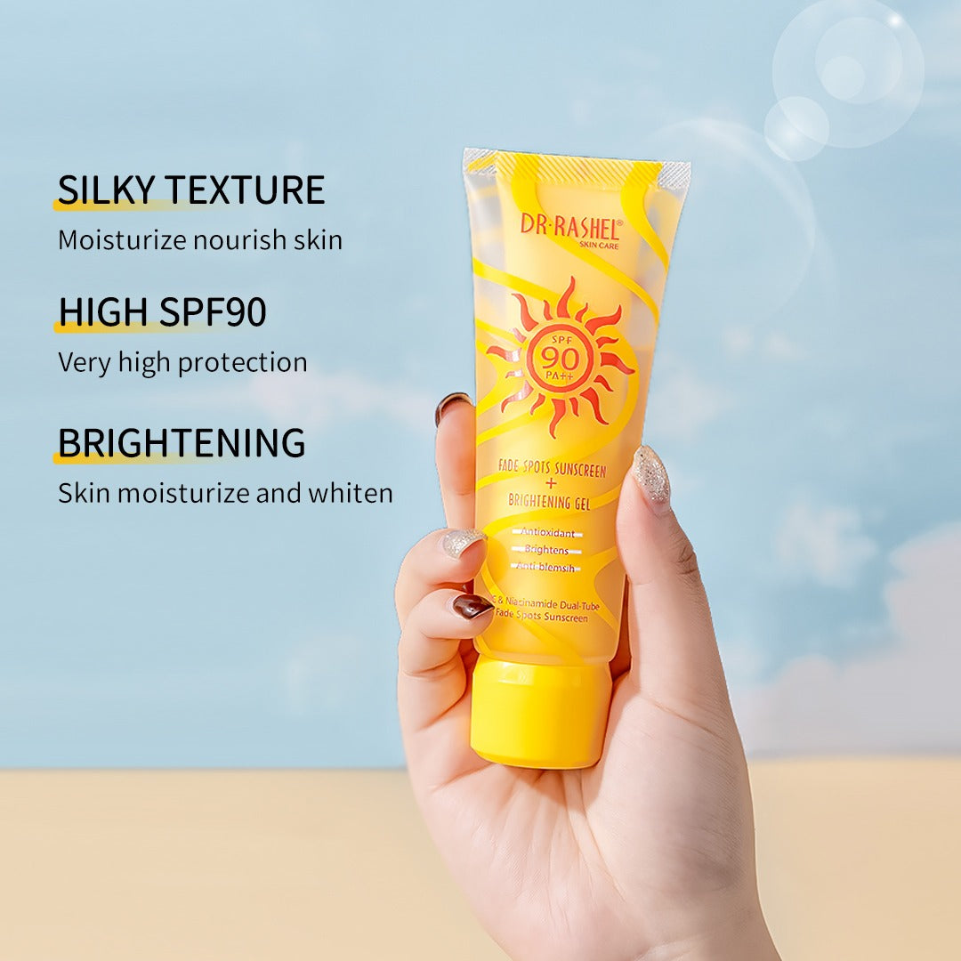 Dr Rashel Fade Spots Sunscreen + Brightening Gel SPF 90 PA+++ - Dr Rashel Pakistan