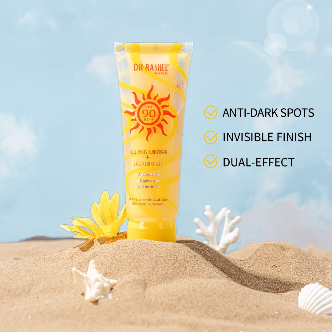 Dr Rashel Fade Spots Sunscreen + Brightening Gel SPF 90 PA+++ - Dr Rashel Pakistan