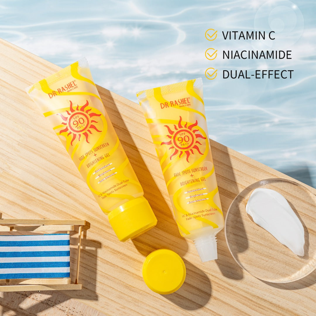 Dr Rashel Fade Spots Sunscreen + Brightening Gel SPF 90 PA+++ - Dr Rashel Pakistan