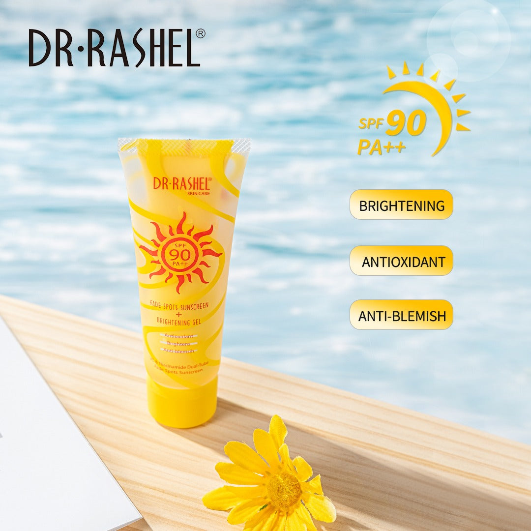 Dr Rashel Fade Spots Sunscreen + Brightening Gel SPF 90 PA+++ - Dr Rashel Pakistan