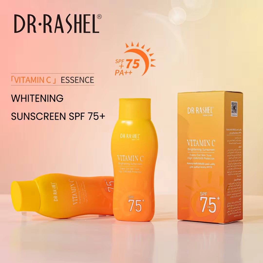 Dr Rashel Vitamin-C Brightening Sunscreen SPF 75 PA+++ - Dr Rashel Pakistan