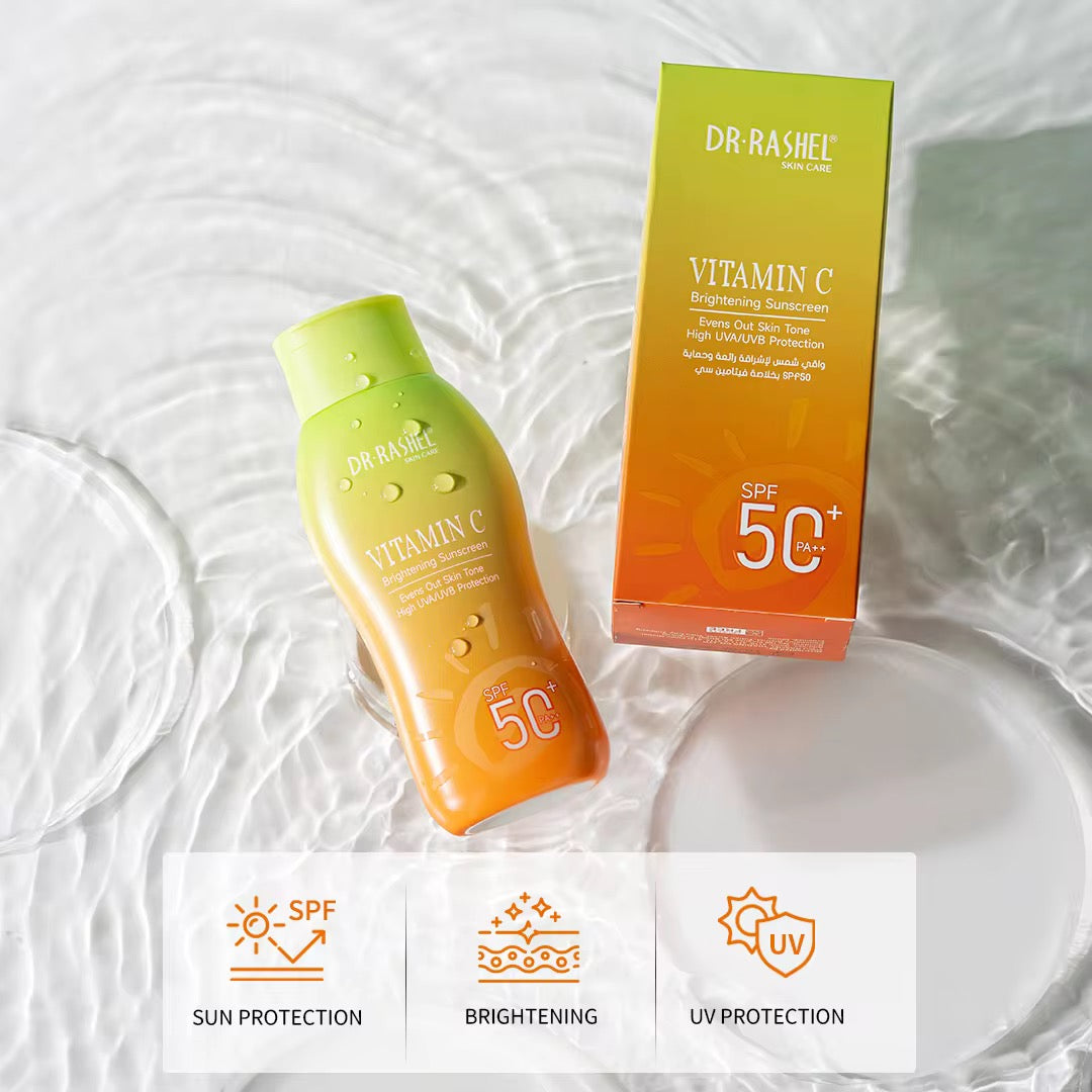 Dr Rashel Vitamin-C Brightening Sunscreen SPF 50 PA+++ - Dr Rashel Pakistan