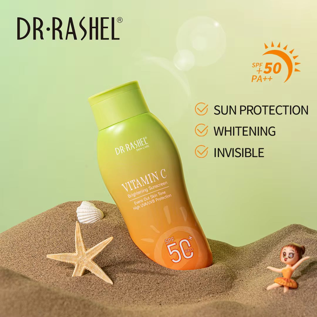 Dr Rashel Vitamin-C Brightening Sunscreen SPF 50 PA+++ - Dr Rashel Pakistan