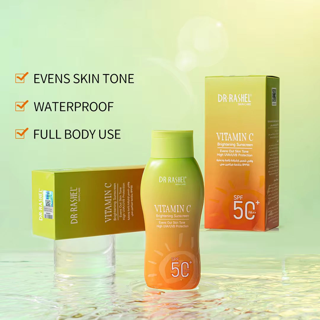 Dr Rashel Vitamin-C Brightening Sunscreen SPF 50 PA+++ - Dr Rashel Pakistan