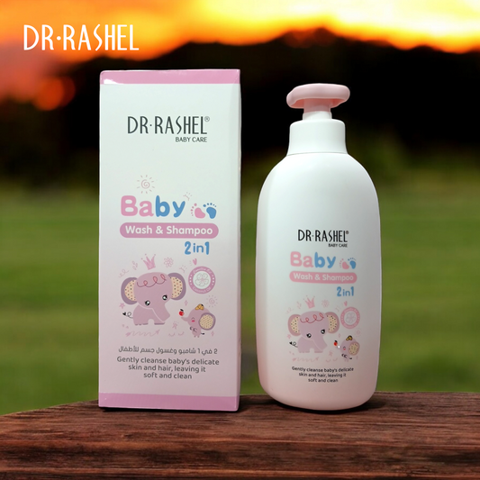 Dr Rashel BabyCare Pink 2in1 Wash & Shampoo 500ml